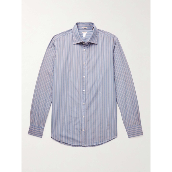  마시모 알바 MASSIMO ALBA Genova Striped Cotton-Poplin Shirt 1647597323415842