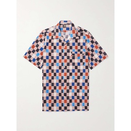 마시모 알바 MASSIMO ALBA Venice Camp-Collar Checked Cotton-Voile Shirt 1647597323121158
