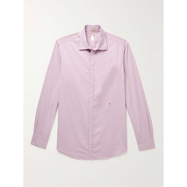  마시모 알바 MASSIMO ALBA Genova Striped Cotton-Poplin Shirt 1647597323415857