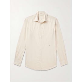 마시모 알바 MASSIMO ALBA Genova Striped Cotton-Poplin Shirt 1647597323122106