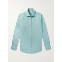 마시모 알바 MASSIMO ALBA Genova Cutaway-Collar Cotton-Voile Shirt 1647597327644540