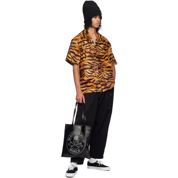  마스터마인드 월드 MASTERMIND WORLD Black & Orange Tiger Shirt 241968M192001