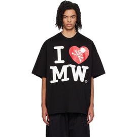 마스터마인드 월드 MASTERMIND WORLD Black Oversized T-Shirt 241968M213018