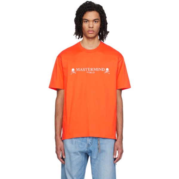  마스터마인드 월드 MASTERMIND WORLD Orange 3D Skull T-Shirt 241968M213008