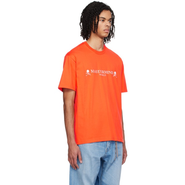  마스터마인드 월드 MASTERMIND WORLD Orange 3D Skull T-Shirt 241968M213008