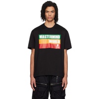 마스터마인드 월드 MASTERMIND WORLD Black Printed T-Shirt 241968M213019