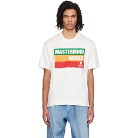 마스터마인드 월드 MASTERMIND WORLD White Printed T-Shirt 241968M213020