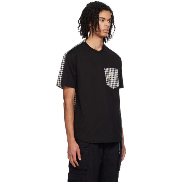  마스터마인드 월드 MASTERMIND WORLD Black & White Check T-Shirt 241968M213024