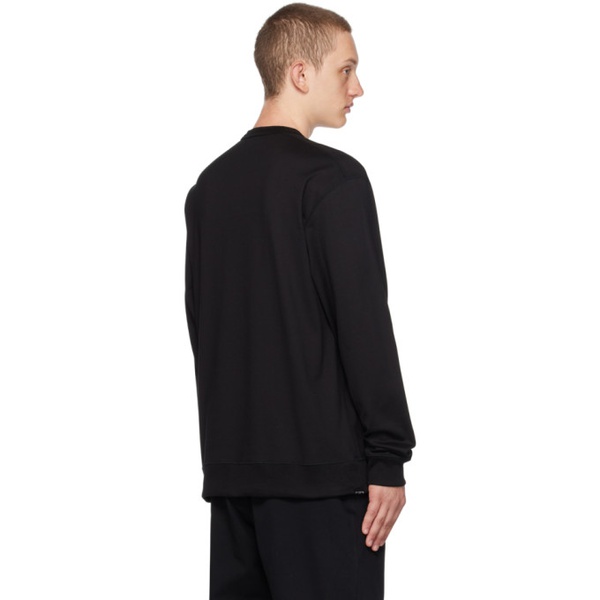  마스터마인드 월드 MASTERMIND WORLD Black Bonded Long Sleeve T-Shirt 232968M213027