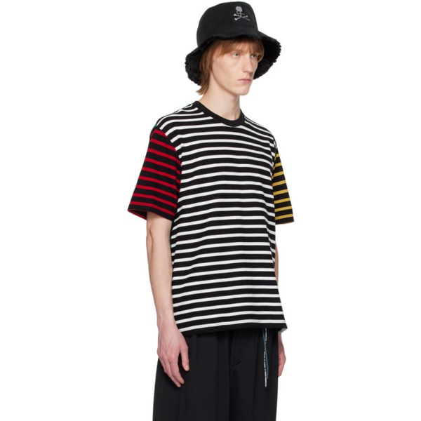  마스터마인드 월드 MASTERMIND WORLD Multicolor Striped T-Shirt 231968M213026