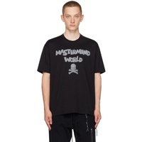 마스터마인드 월드 MASTERMIND WORLD Black Bonded T-Shirt 232968M213017