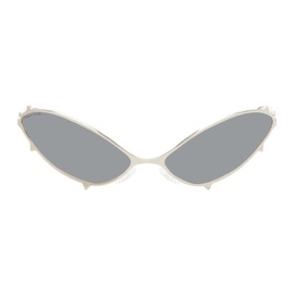 MAUSTEIN Silver Metal Spike Sunglasses 242265M134009