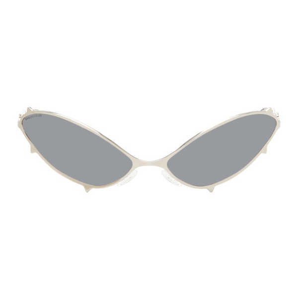  MAUSTEIN Silver Metal Spike Sunglasses 242265M134009