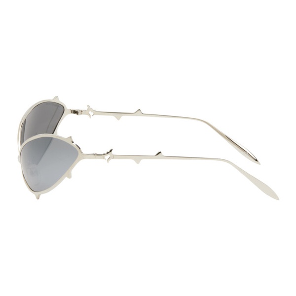  MAUSTEIN Silver Metal Spike Sunglasses 242265M134009