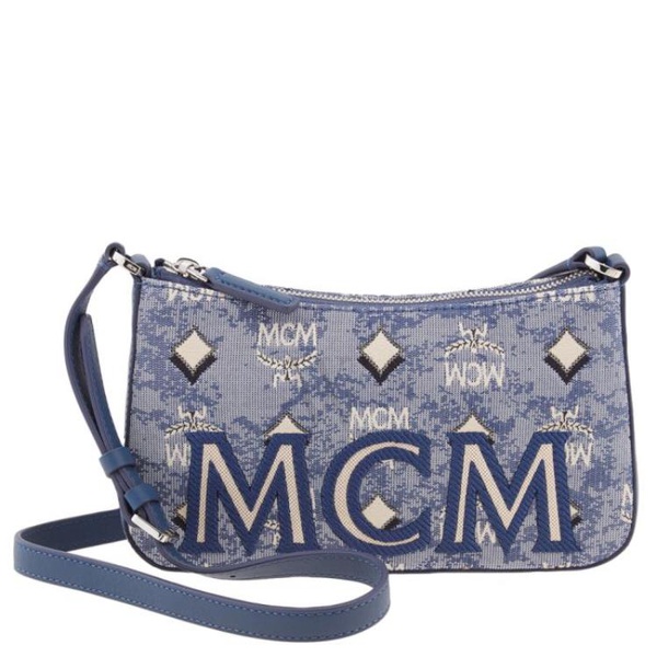  MCM Blue Shoulder Bag MWSBATQ01LU