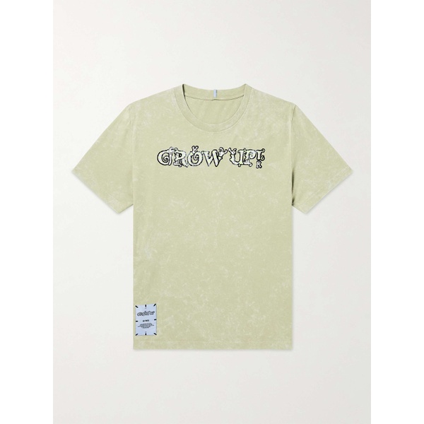  MCQ Printed Tie-Dyed Cotton-Jersey T-Shirt 27086482324158674