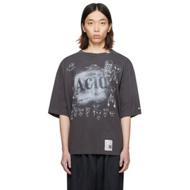 미하라 야스히로 MIHARAYASUHIRO Gray Acid T-Shirt 241551M213019
