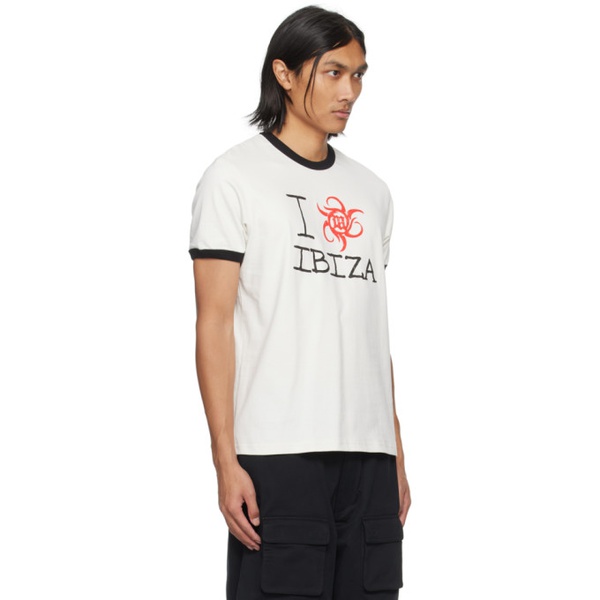  미스비헤이브 MISBHV 오프화이트 Off-White I Love Ibiza T-Shirt 241937M206000