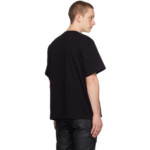  미스비헤이브 MISBHV Black Printed T-Shirt 232937M213019