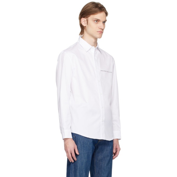  미스비헤이브 MISBHV White Embrace Shirt 231937M192001