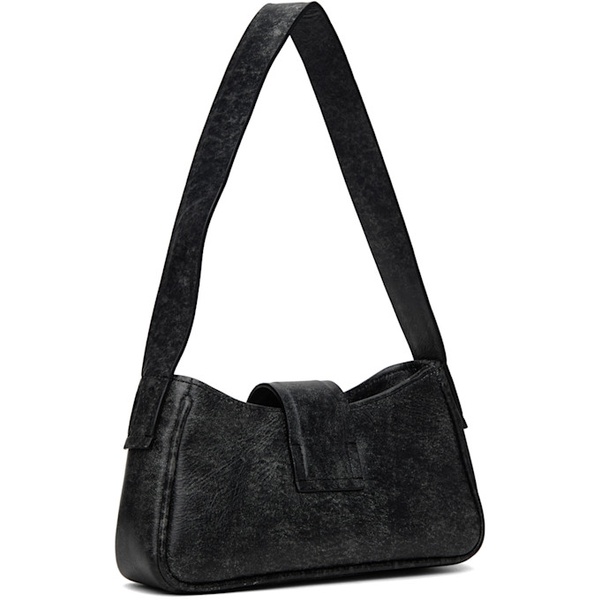  미스비헤이브 MISBHV Gray Mini Cracked Leather Shoulder Bag 232937F048011