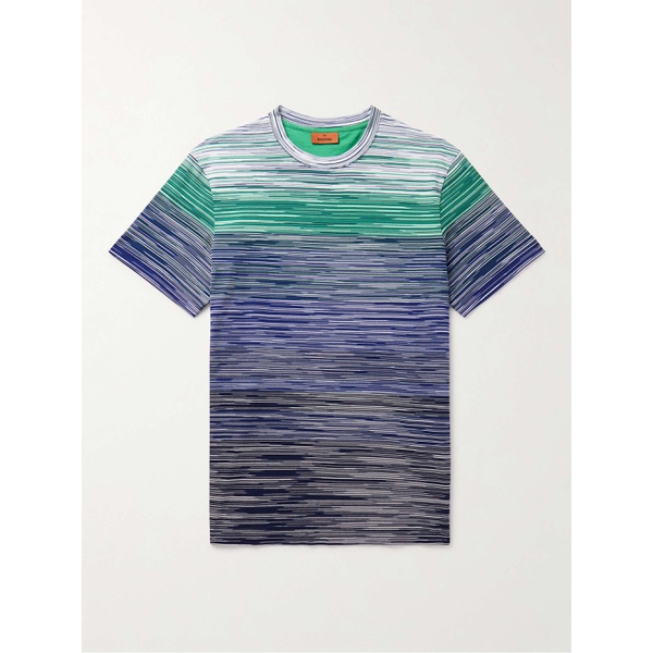  미소니 MISSONI Space-Dyed Degrade Cotton-Jersey T-Shirt 1647597315232853