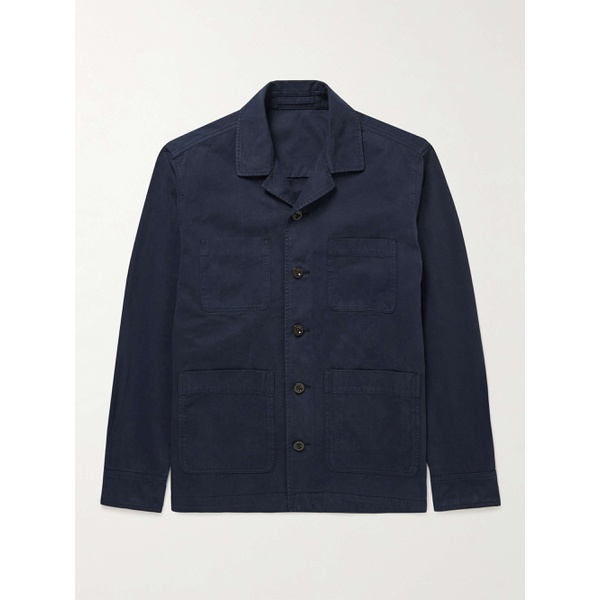  MR P. Camp-Collar Garment-Dyed Organic Cotton Jacket 33258524072128346