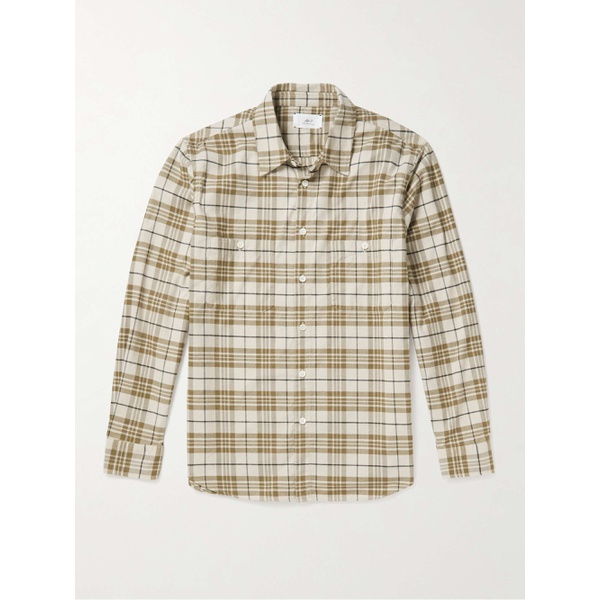  MR P. Checked Cotton-Flannel Shirt 1647597284384195