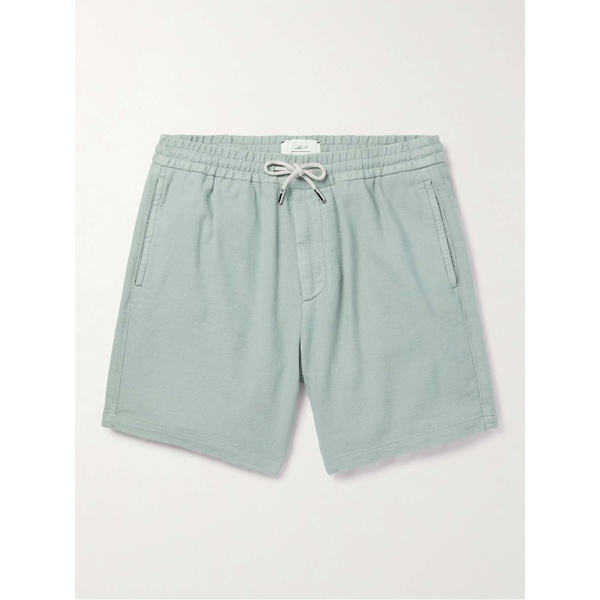  MR P. Straight-Leg Garment-Dyed Stretch-Cotton Jersey Drawstring Shorts 1647597275988223
