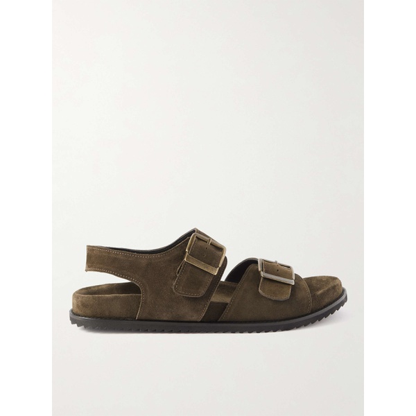  MR P. David Buckled Regenerated Suede by evolo Sandals 1647597300453688