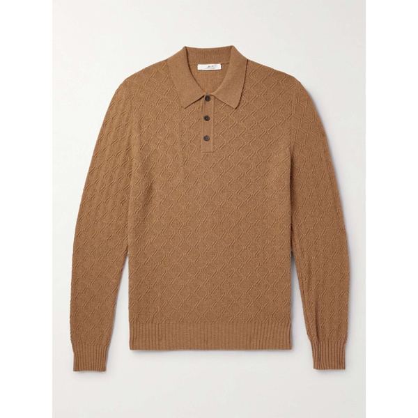 MR P. Honeycomb-Knit Wool Polo Shirt 1647597318715256