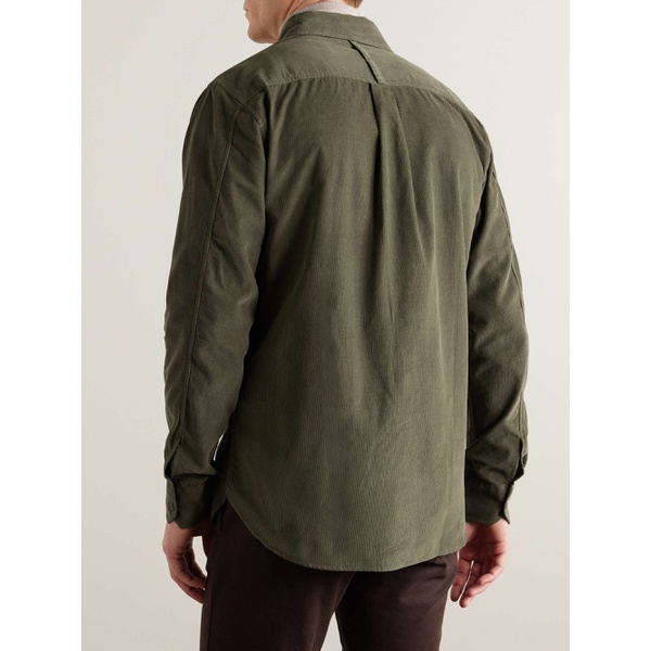  MR P. Button-Down Collar Garment-Dyed Organic Cotton-Needlecord Shirt 1647597323195019