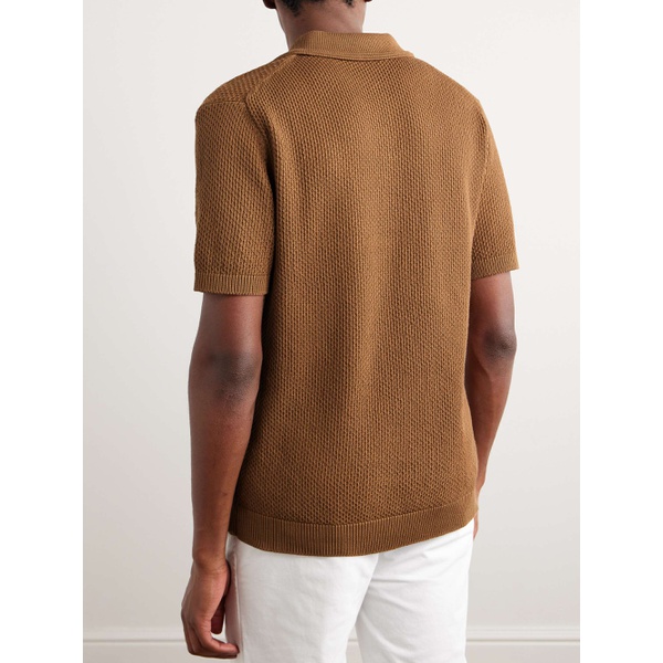  MR P. Knitted Organic Cotton Polo Shirt 1647597324609210