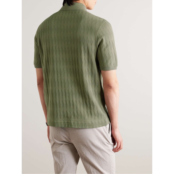  MR P. Golf Jacquard-Knit Organic Cotton Polo Shirt 1647597331955636