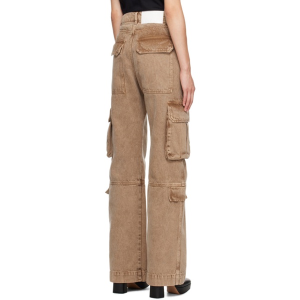  MSGM Brown Pocket Jeans 232443F069002