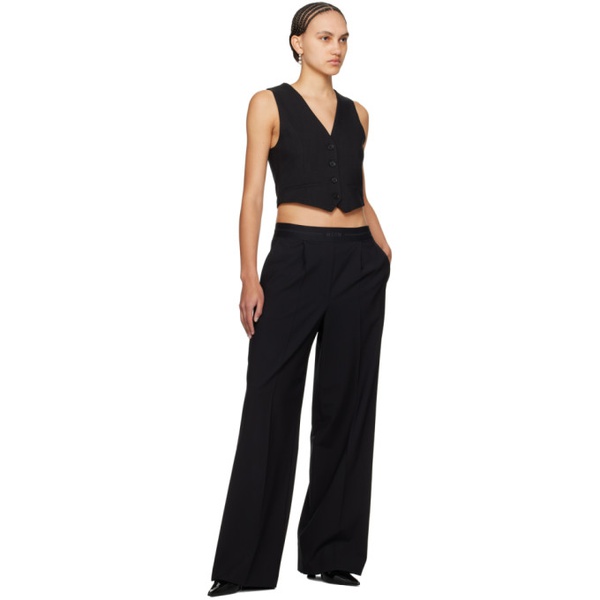  MSGM Black Suiting Trousers 241443F087007