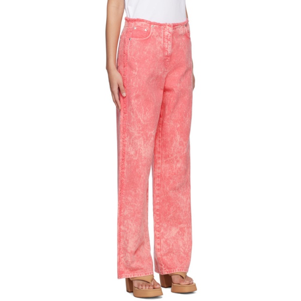  MSGM Pink Faded Jeans 231443F069001