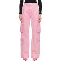 MSGM Pink Pocket Jeans 232443F069001