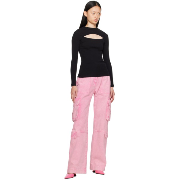 MSGM Pink Pocket Jeans 232443F069001