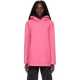 MSGM Pink Brushed Hoodie 222443F097005