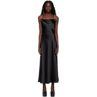 MSGM Black Jewel Straps Dress 222443F055002