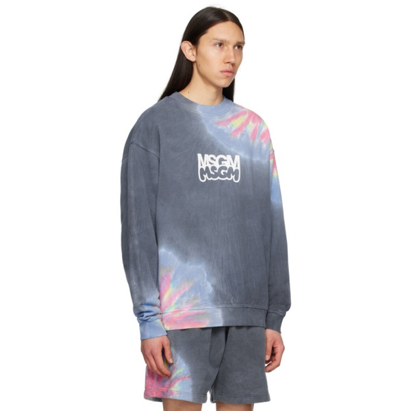  MSGM Gray Burro Studio 에디트 Edition Sweatshirt 231443M204011