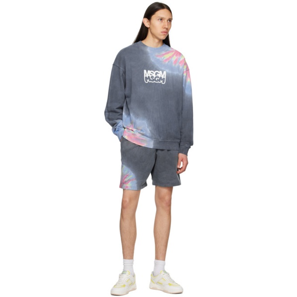  MSGM Gray Burro Studio 에디트 Edition Sweatshirt 231443M204011