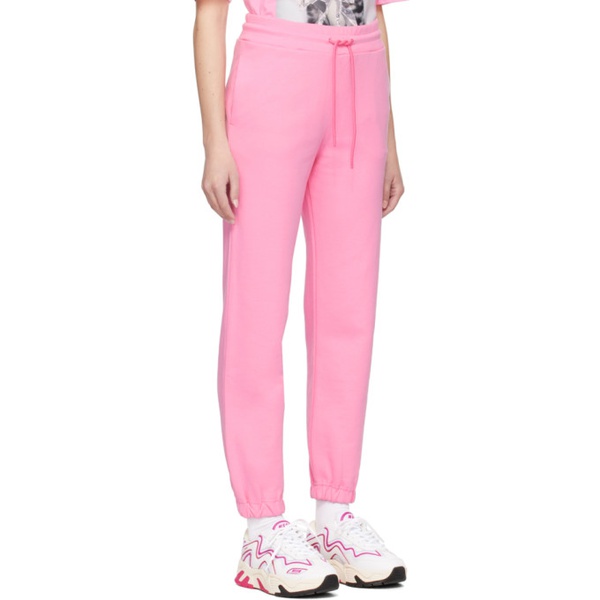  MSGM Pink Printed Lounge Pants 231443F086002