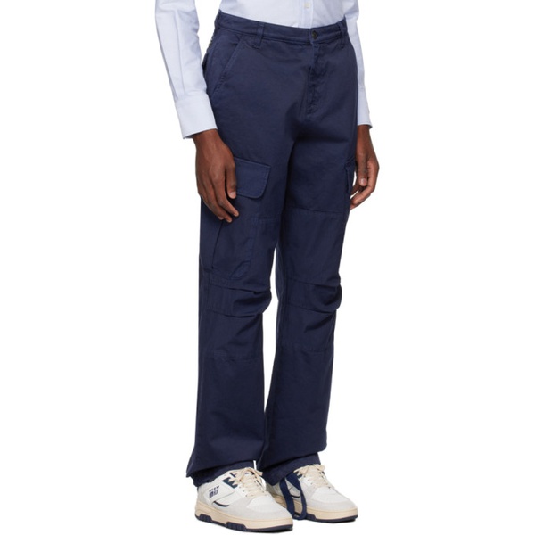  MSGM Blue Paneled Cargo Pants 232443M188000