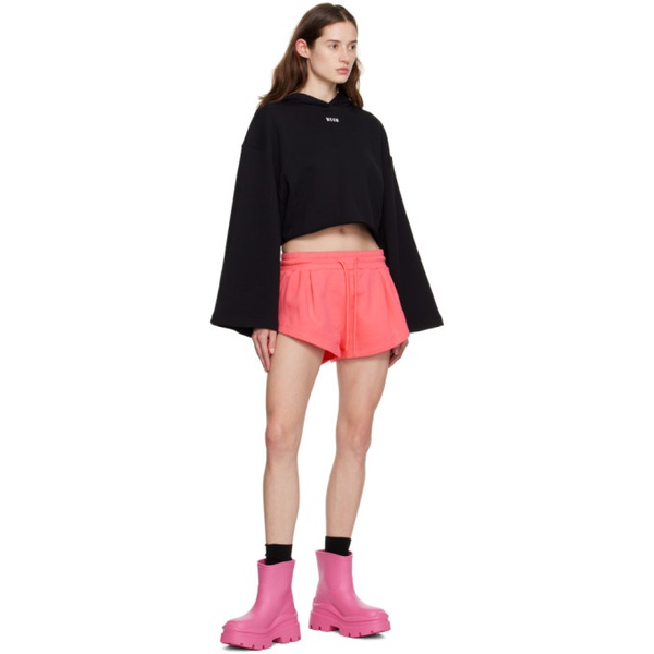  MSGM Pink Drawstring Shorts 231443F088002