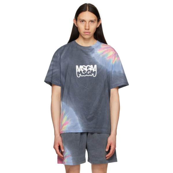  MSGM Gray Burro Studio 에디트 Edition T-Shirt 231443M213017