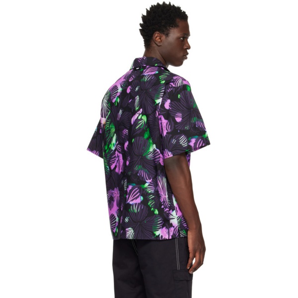  MSGM Purple Floral Shirt 231443M192010