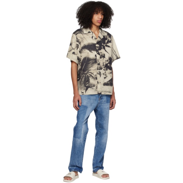  MSGM Gray Dreaming Shirt 231443M192007