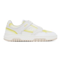 MSGM White & Yellow Scrapa UOMO Sneakers 231443M237000